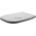 Abattant standard d-code Compact, blanc charnière inox réf. 67310099