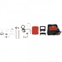ACCESSOIRES CHAUDIÈRE FIOUL À CONDENSATION KIT HYDRAULIQUE POMPE + VASE 18 LITRES RÉF 7629655