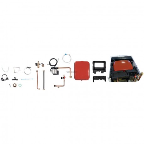 Accessoires chaudière fioul à condensation kit hydraulique pompe + vase 18 litres Réf 7629655