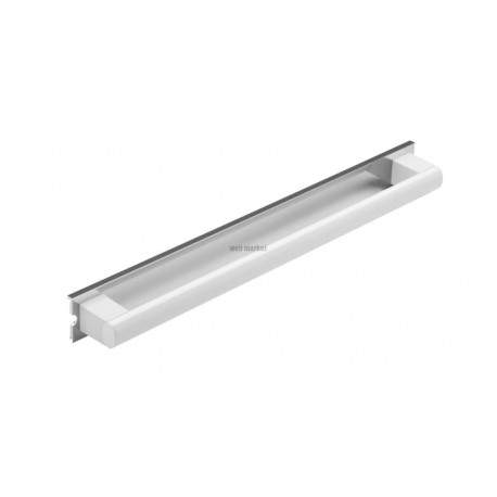 Barre droite amovible 662 mm ARSIS blanc et anodisé réf. 044860