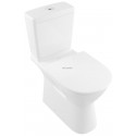 CombiPack O novo Vita avec cuvette à fond creux DirectFlush, réservoir avec mécanisme à touche ECO FLUSH chromé, alimentation