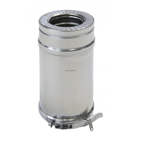 Conduit 250 mm Duoten inox 316 / 304 diamètre 80 / 130 Réf 503088
