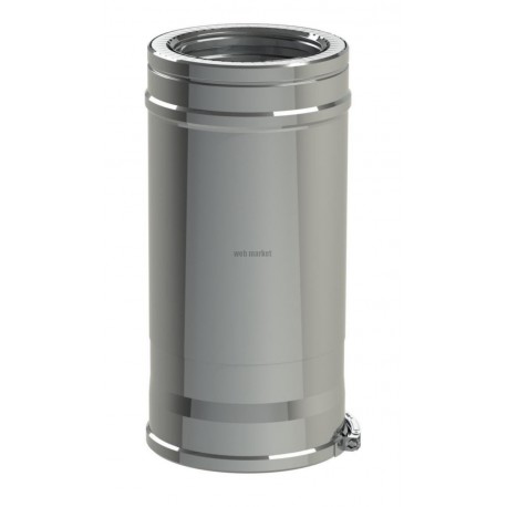Conduit réglable Duoten Inox 316 / 304 150 - 200 mm Lg 360 à 530 mm Réf 590158