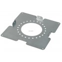 Conduits pellets - double paroi inox plaque ecart feu galva d 80 - 130 réf. 484080