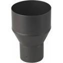 Conduits pellets - email noir mat reduction noir mat d 125f x d 80 m réf. 345540