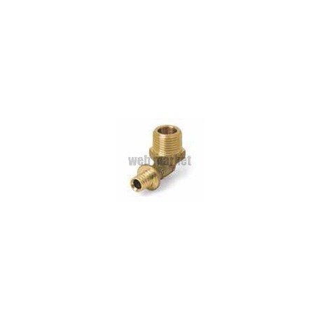 Coude à 90° diamètre 16-12X17 mâle en laiton Réf 11691721001