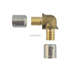 Coude égal à sertir écrou 90° DN25X25 Réf 523334-ES2