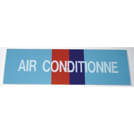Etiquette air conditionné 100x30x10mm paquet de 5 pièces Réf 215620