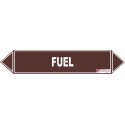 Etiquette fuel 100x30x10mm paquet de 5 pièces Réf 215639