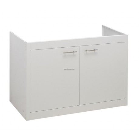 Portes de caisson CLIPMETAL COLOR 59 cm jeu de 2 portes, Coloris Glacier