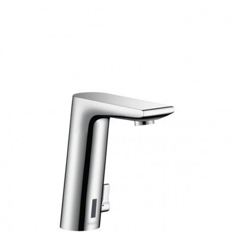 Mitigeur de lavabo électronique METRIS S, avec manette de réglage de température, fonctionne sur batterie 6V, chromé réf. 311