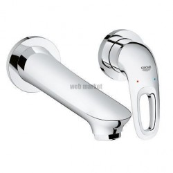 Mitigeur monocommande 2 trous lavabo Taille M Eurostyle Chromé 19571003