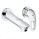 Mitigeur monocommande 2 trous lavabo Taille M Eurostyle Chromé 19571003
