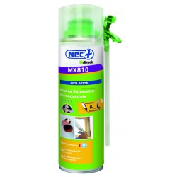 MOUSSE EXPANSIVE 2 EN 1 PISTOLABLE - BOMBE DE 500 ML