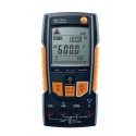 Multimètre TESTO 760 - 2 TRMS avec piles jeu de câbles de mesure adaptateur pour thermocouple K Réf 0590 7602