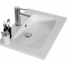 Plan en résine ANGELO 1 Cuve. profondeur 46 cm .largeur : 60 cm. blanc réf. A0583228