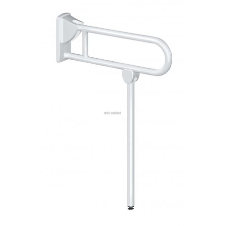 Poignée relevable avec béquille D32 Nylon HR blanc 850 mm Réf 5170N