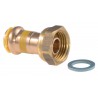 Raccord droit 2 pièces Diamètre 16 x 1/2 Réf. 6675020
