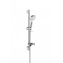 Ensemble barre de douche 65cm Crometta Vario 2 jets avec porte-savon 26553400