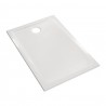 Receveur RENOVA céramique 100 x 80 ultra-plat à encastrer avec traitement antigliss émaillé 4 côtés traitement antigliss PN 1