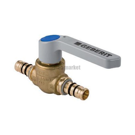 Robinet à boisseau sphérique en laiton avec poignée Mepla diamètre 26mm réf 613061002