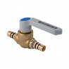 Robinet à boisseau sphérique en laiton avec poignée Mepla diamètre 26mm réf 613061002