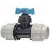 Robinet à soupape droite 340732 embouts a compression joints NBR