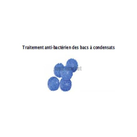SACHET 20 PASTILLES ANTI-BACTERIEN POUR BACS CONDENSATS