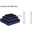 PLAQUE ANTI VIBRATION 100X100X22MM