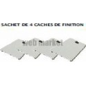 SACHET DE 4 EMBOUTS PVC POUR SUPPORT DE SOL