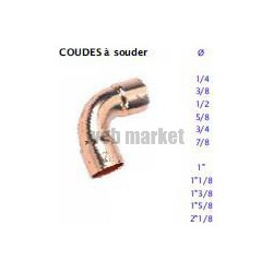 COUDE CUIVRE FF 1'' GR A SOUDER