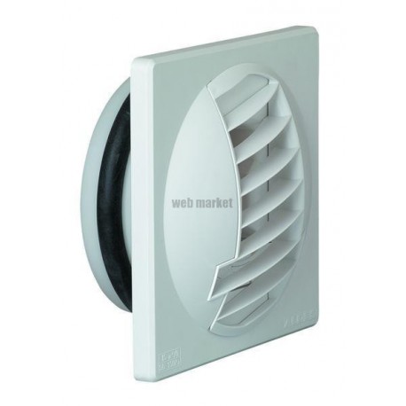 ALDES Bouche Autoréglable BapCOLOR 20/75 m3/h D 100 mm - Blanc