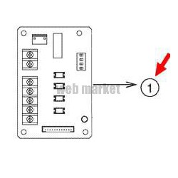 PLATINE EC0263-1  2P111102-1-Daikin