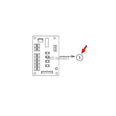 PLATINE EC0263-1  2P111102-1-Daikin