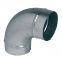 Coude embouti galvanisé 90° - diamètre 160 mm Réf. 11093383