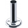 Embase coulissante tube porte-rideau Chromé réf. 004705