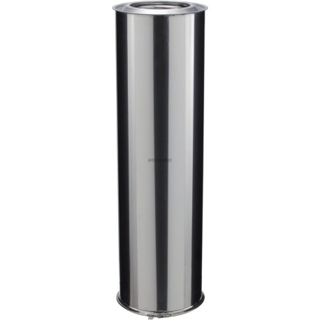 Elément droit INOX-INOX, diamètre 180 mm, Lg: 100 cm ED 1000 180 I / réf. 31180005