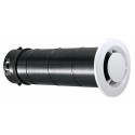 Bouche d extraction fixe. manchon long pour paroi épaisse TYPE N diamètre : 80 Lg : 270 mm PB 80 N Réf 422146