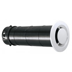 Bouche d'extraction fixe. manchon long pour paroi épaisse TYPE N diamètre : 125 Lg : 270 mm GB 125 N Réf 422151