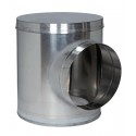 Caisson de piquage galvanisé - diamètres 125 et 200 mm Réf. 11093609