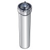 Conduit de fumée concentrique système emboîtement aluminium et PVC diamètre 60 / 100 de longueur 2000 mm réf. 227353