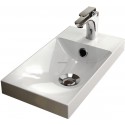 Plan en résine pour lave-mains .largeur : 40 cm. réf. A0587042