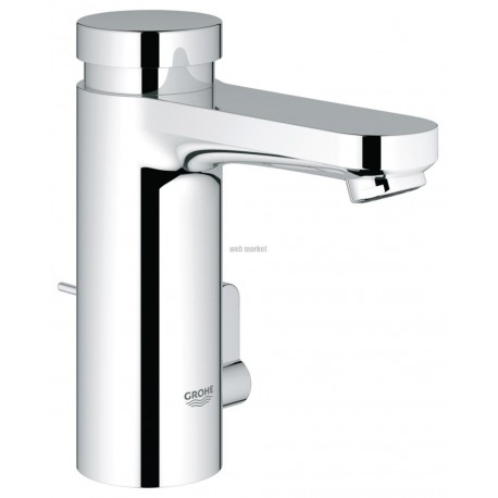 Robinetterie temporisée avec mitigeur et limiteur de température ajustable Eurosmart Cosmopolitan T Chromé 36318000