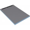Receveur rectangulaire Fundo Riolito neo - écoulement linéaire - 1,2x0,9 m- ép. 50 mm - canal 80 cm