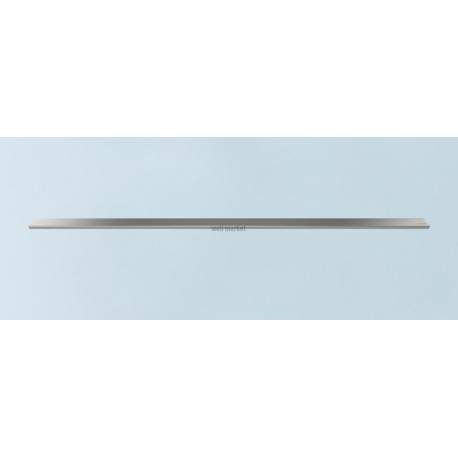 Barrette de finition Fundo Top inox brossé L. 80 cm