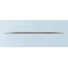 Barrette de finition Fundo Top inox brossé L. 80 cm