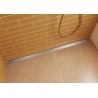 Barrette de finition Fundo Top inox brossé L. 80 cm