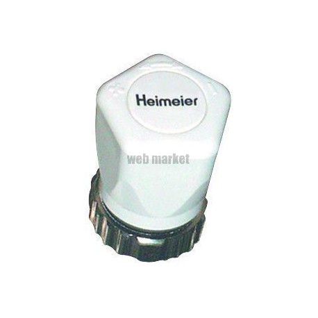 Volant manuel M30x1,5 pour corps de robinets Heimeier avec écrou moleté blanc Réf 2001-00.325