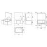 Lave-mains standard SGL avec mitigeur