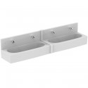 Couvre joints lavabo (2) Contour 21 avec dosseret blanc réf. S327801
